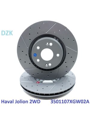 Haval Jolion 2WD (до 2023г)/H3 2WD. Передние вентилируемые тормозные диски DZK. 3501107XGW02A/3501158XGW02A - Миниатюра 1