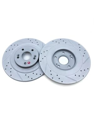 CHERY TIGGO 8PRO MAX/JAECOO J7/SOUEAST S09. Задние слотированные/перфорированные тормозные диски (комплект), 204001412AA/ T153502075EP/204005056AA - Миниатюра 1